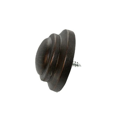Menagerie Rod End Cap  Bronze Black